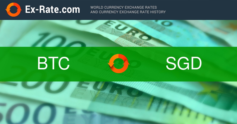 Convert Bitcoins to Singapore Dollars | BTC To SGD Exchange Rate