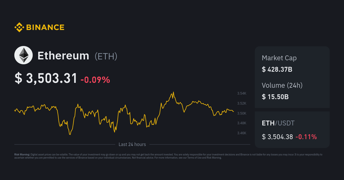 ETH to USD - How much is Ethereum worth in Dollars right now?