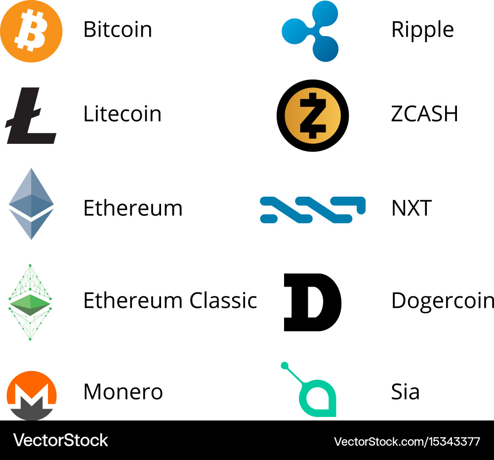 Cryptocurrency Logos