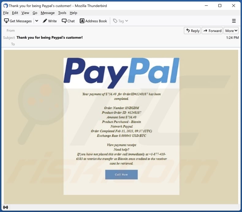 Did you get an unexpected invoice from PayPal? It’s a scam