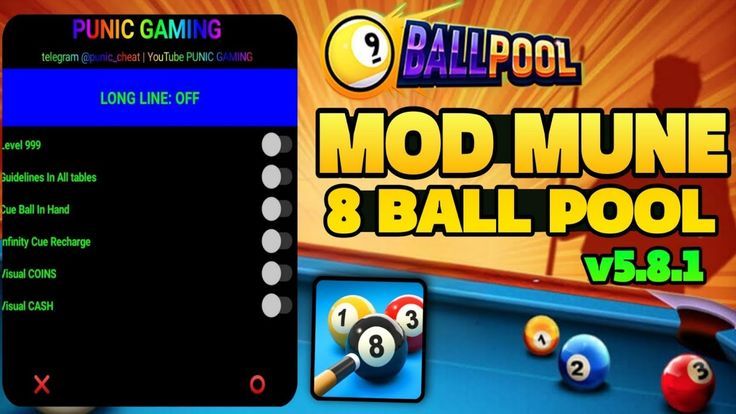 8 Ball Pool Mod Apk (Mod Menu)