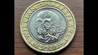 Shakespeare Tragedies £2 Coin | Worth £ | Rare: 1 in 84 | Error: No