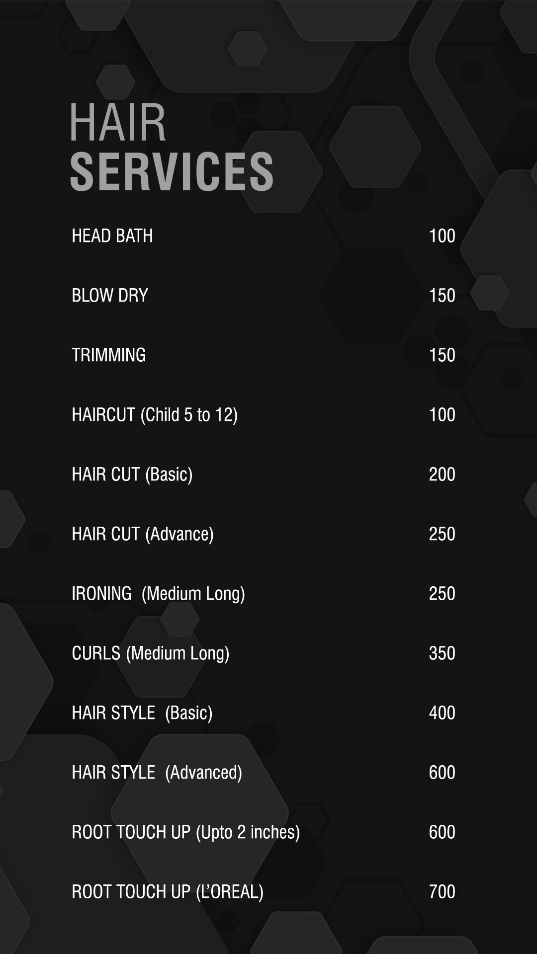 ❤ Looks Salon Price List (Packages) Updated in 