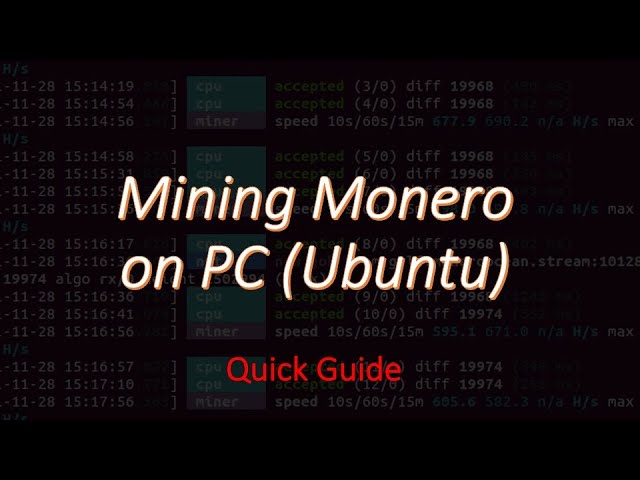 Install Monero XMR miner GUI on Ubuntu using the Snap Store | Snapcraft