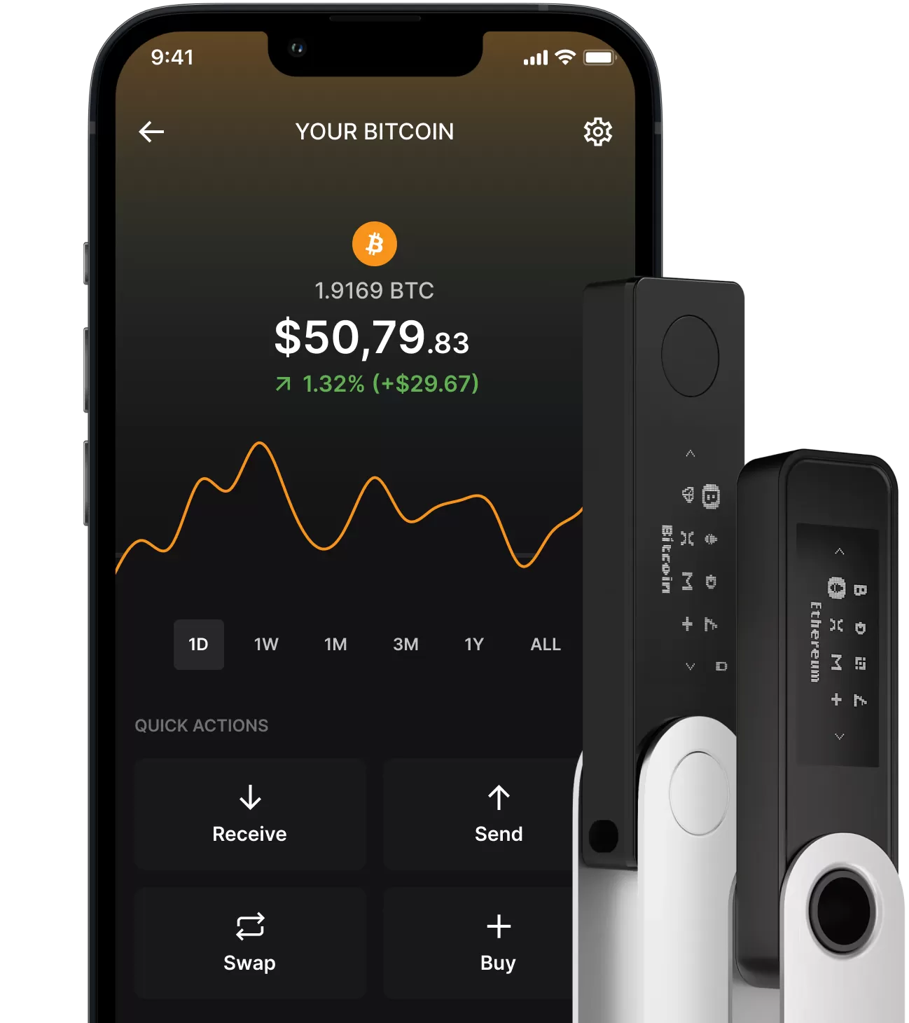 Bitcoin Hardware Wallet - Secure BTC with Ledger Cold Wallet | Ledger