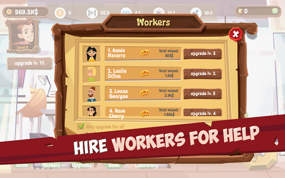 Hack Idle Miner Tycoon MOD APK (Unlimited Money/Free Upgrades)