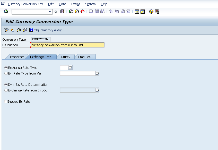 SAP BW / BI Tutorial : +++> Currency Conversion in BI