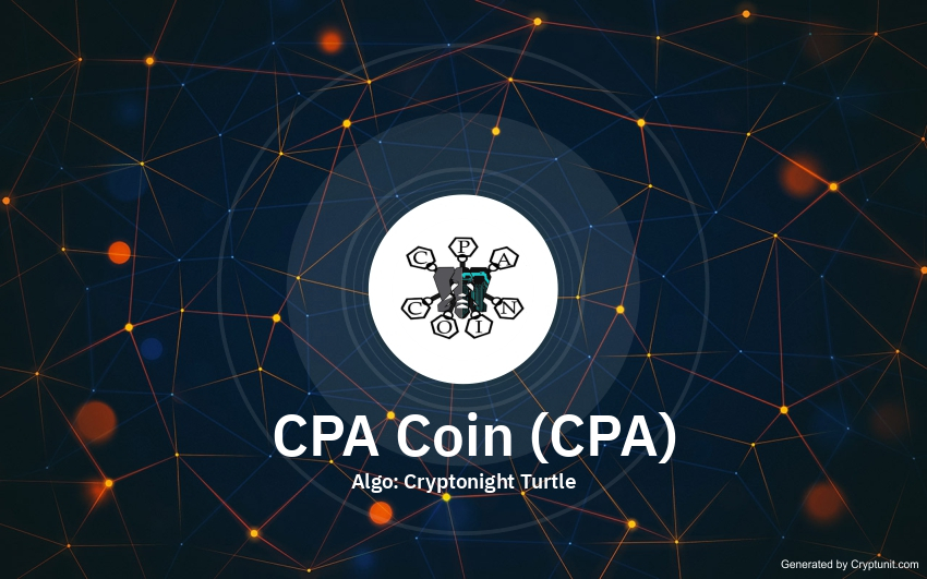 CPA Coin promo graphics | CryptUnit