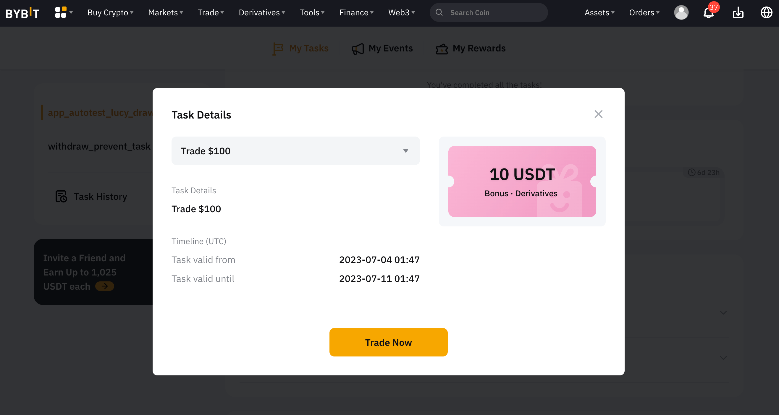 Bybit referral link