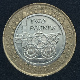 First Steam Locomotive £2 : Silver Proof | The Britannia Coin Company