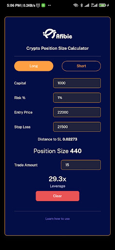 Download and Play Crypto Trading Size Calculator on PC - LD SPACE