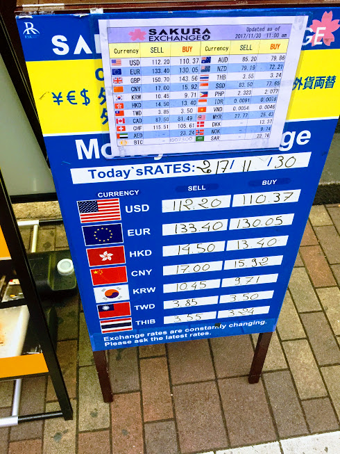 8 best places to exchange money in Tokyo