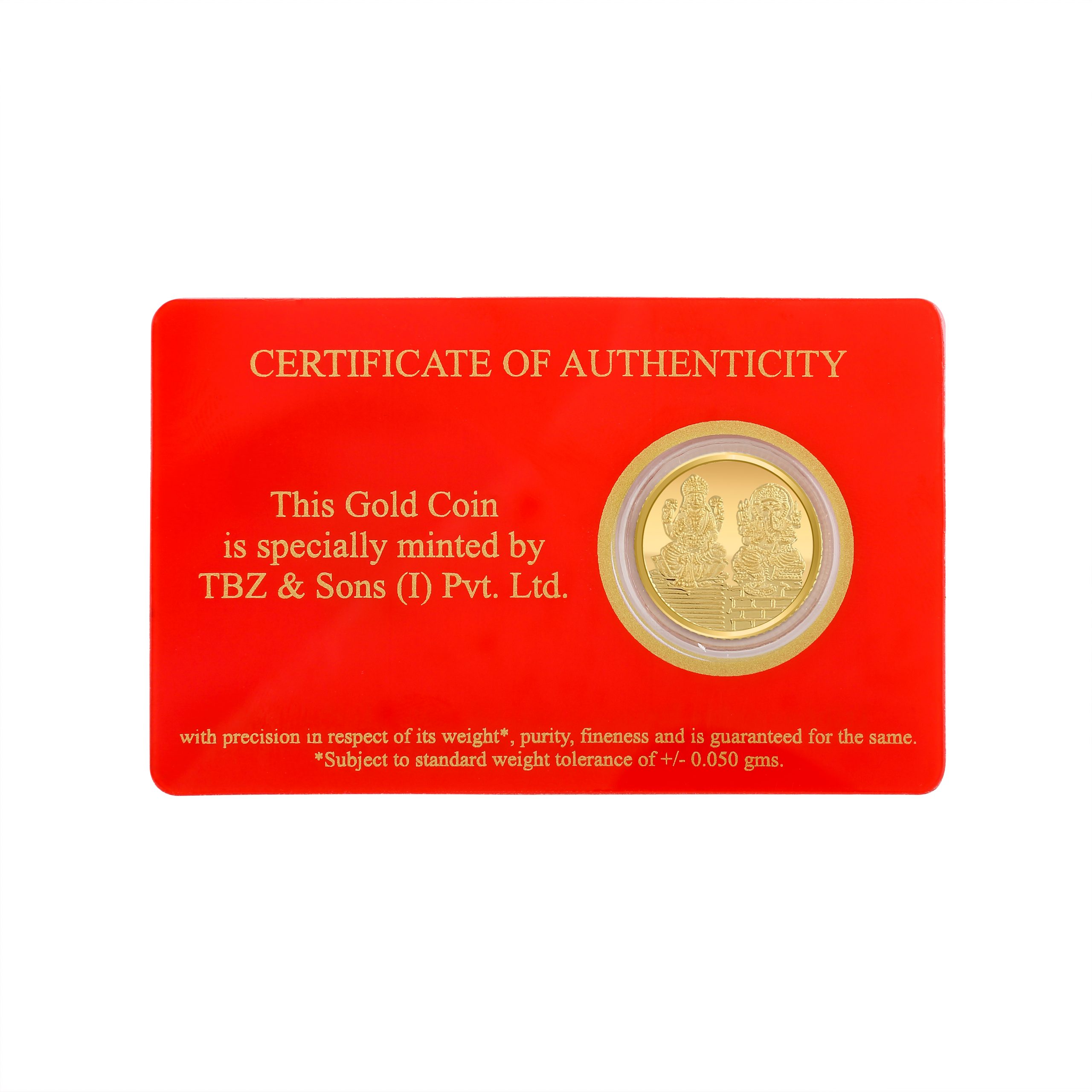 24KT 1 GRAM GOLD COIN - WHP Jewellers