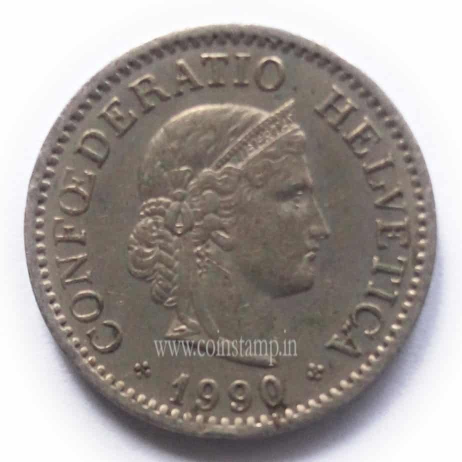 10 Rappen (Libertas; copper-nickel) - Switzerland (date) – Numista
