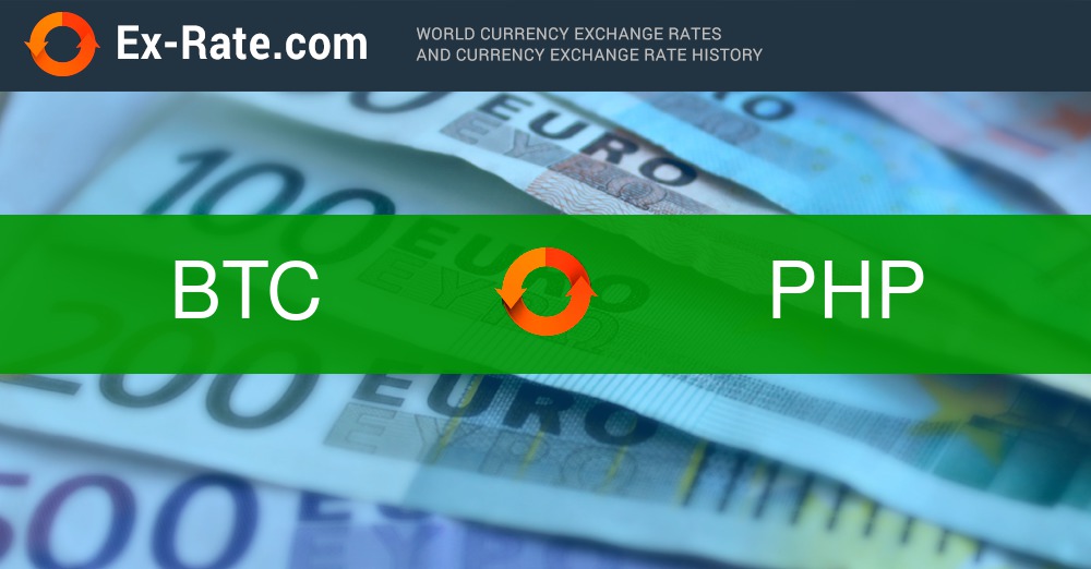 Bitcoin to Philippine Peso currency converter. BTC/PHP calculator [Currency Matrix]