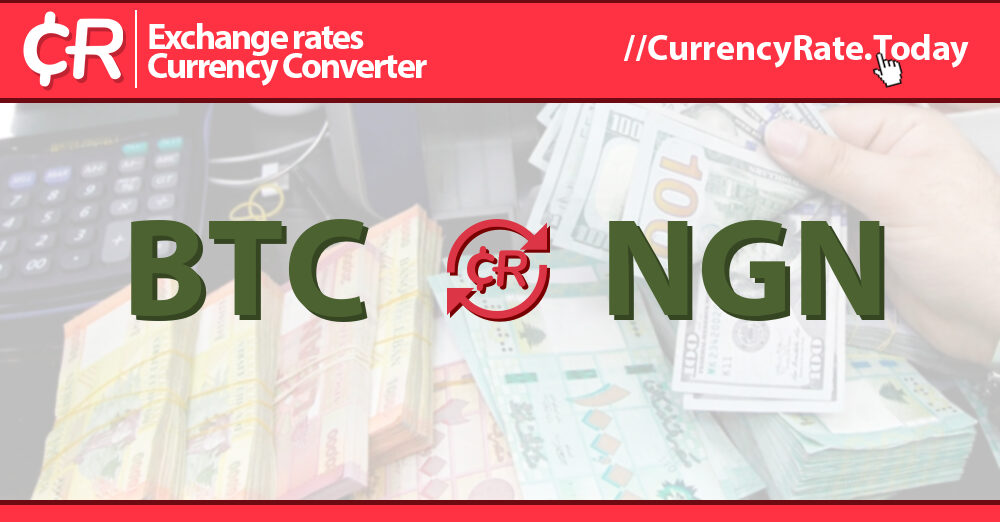 NGN to BTC (Nigerian Naira to Bitcoin) FX Convert