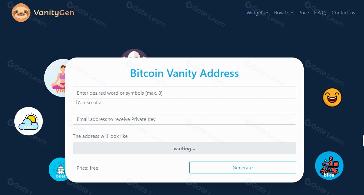 Bitcoin Vanity Address Generator