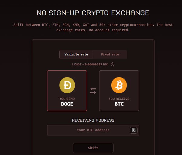 Swap DOGE to BTC | Dogecoin to Bitcoin Crypto Exchange | SwapSpace