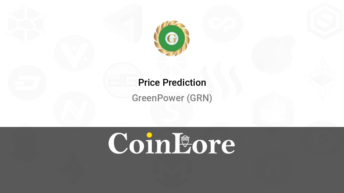 GreenPower Price Today - GRN Price Chart & Market Cap | CoinCodex