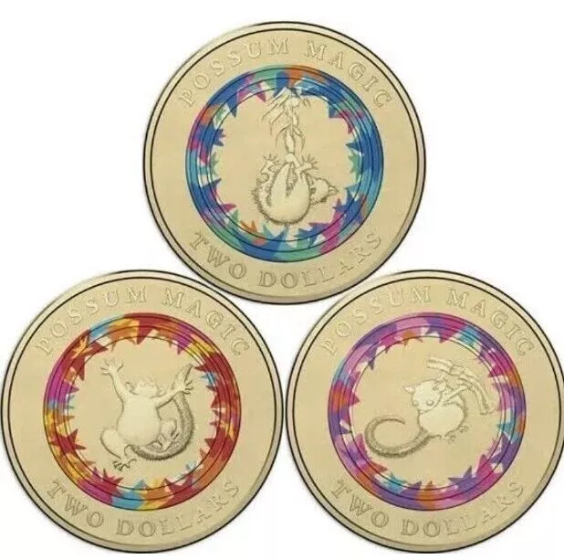 Olympic Games Coloured $2 Coin Set (5 Coins) – Australian Specialty Coins