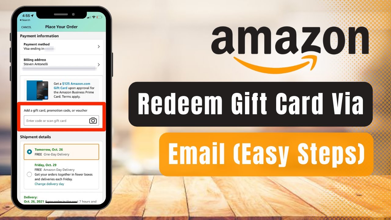 How to Use a Gift Card on Amazon - Redeem Amazon Gift Card