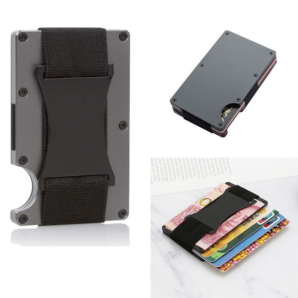 Metal Credit Card Holder Wallet for Men Women -Silver at Rs /piece in New Delhi