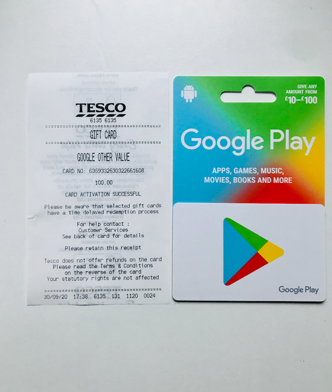 Buy or Sell Google Play Gift Card for Crypto - Cheap Voucher