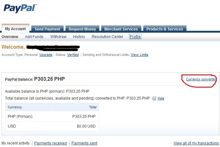 Philippine Peso to US Dollar or convert PHP to USD