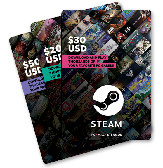 Steam Wallet Codes | Steam Gift Card | Codashop Philippines