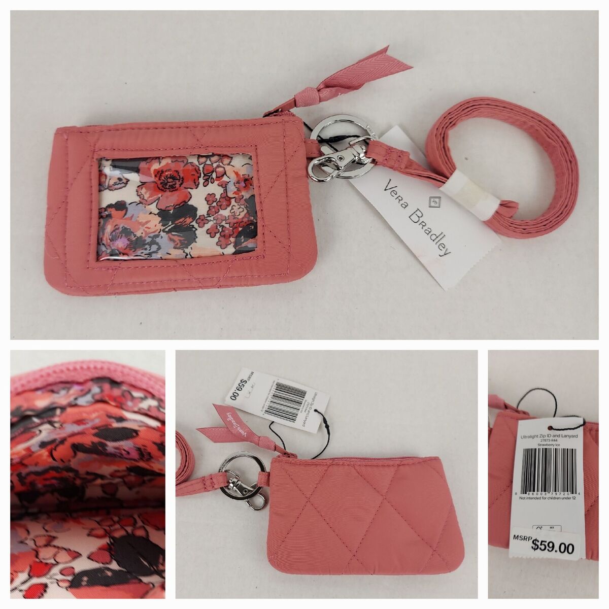 NWT Cartoon Pattern Zip ID Case & Lanyard Coin Purse Small Walletu From 6,20 € | DHgate