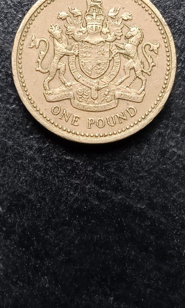 rare Royal arms one pound coin error - Antiques - Collectibles - 