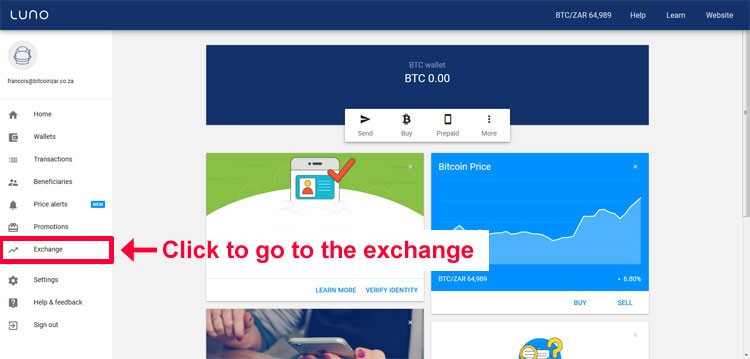 How To Use Luno To Buy and Sell Bitcoin