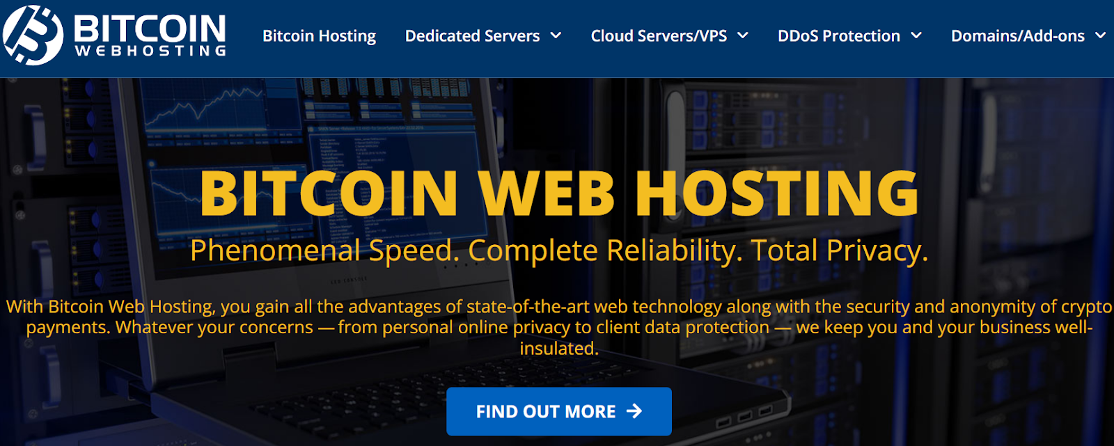 GeeksHosted - Bitcoin Web Hosting