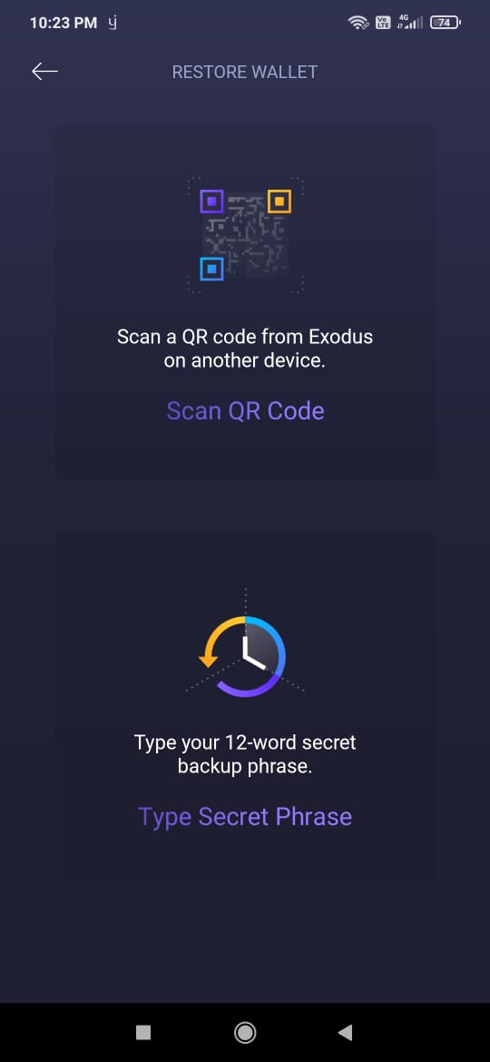 How to open an Exodus wallet - Cruxpool