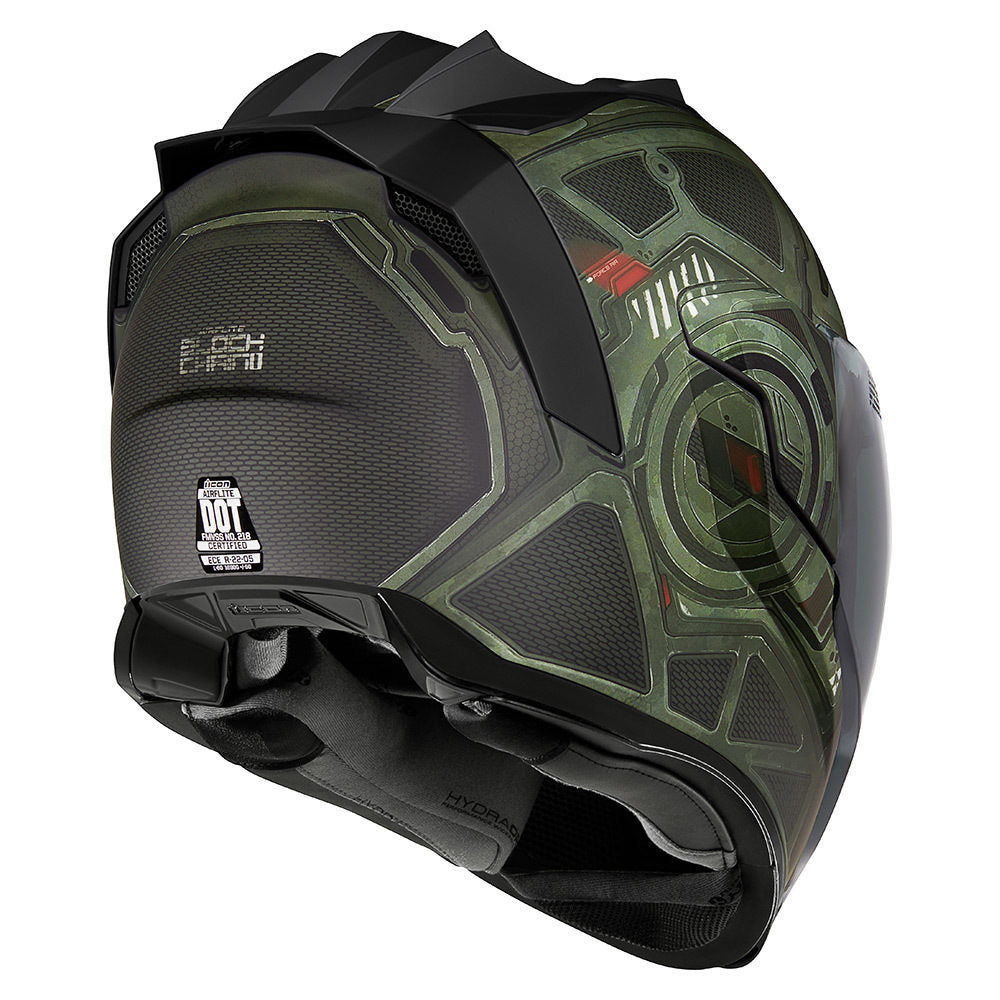 Icon Airflite - Blockchain Green with FREE UK Delivery from Helmet City