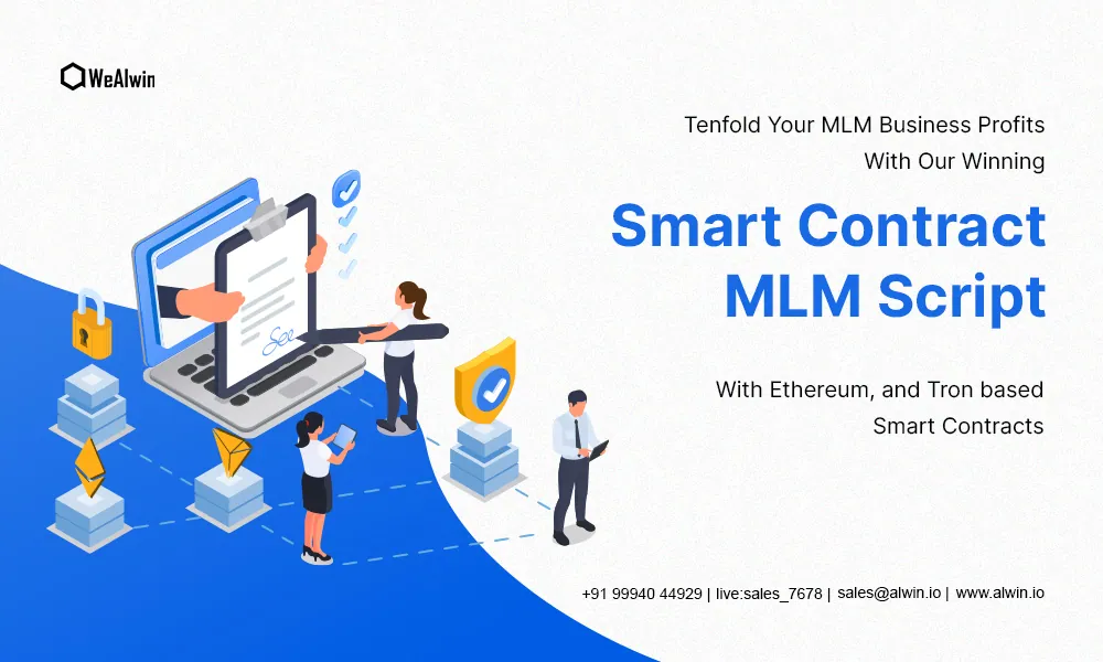 Hybrid Smart Contract MLM Software Development on Tron and Ethereum Network