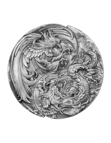 Lucky Dragon and Phoenix Coin | Dragon Vibe