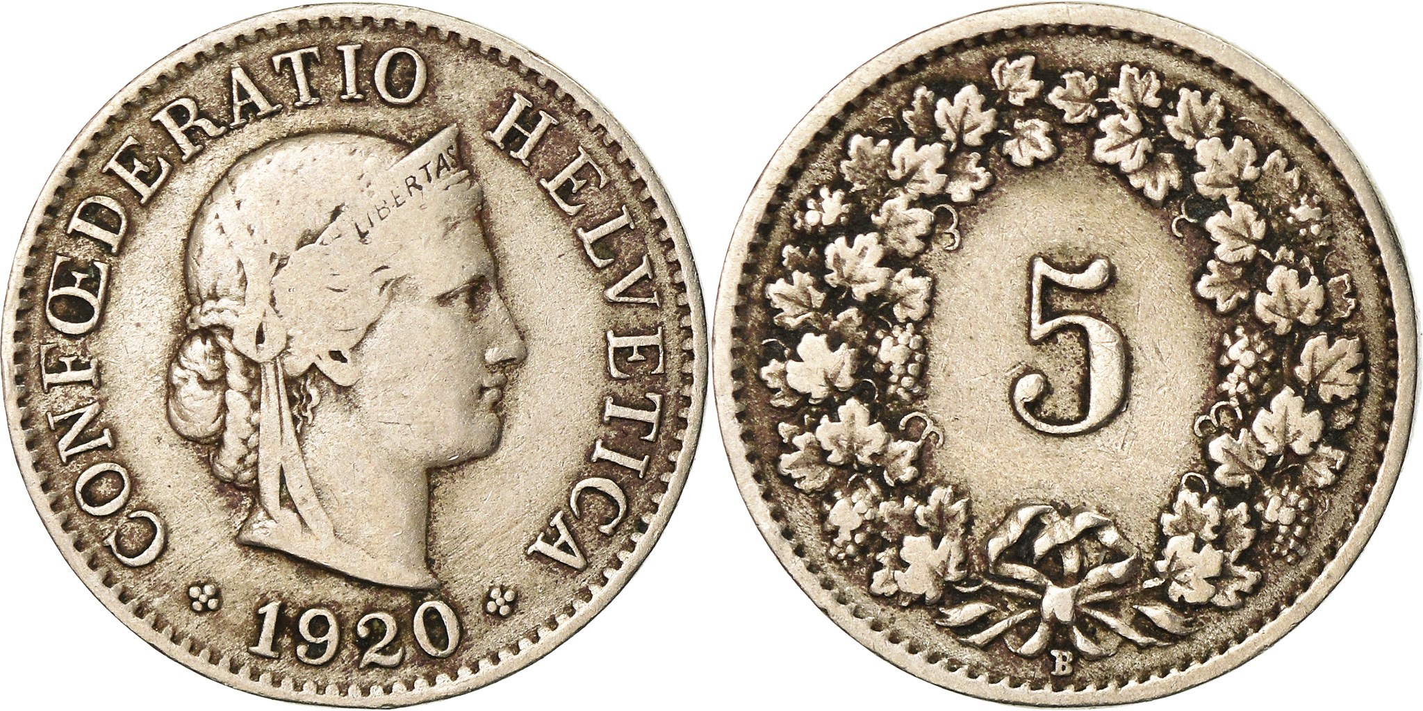 + + + Switzerland Conf Deratio Helvetica 10 & 20 Rappen Coins $ - PicClick