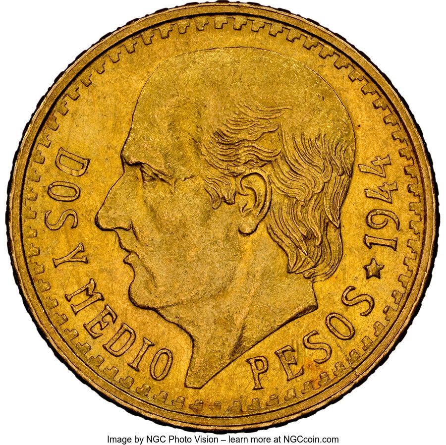 Compare Mexican Gold Pesos prices from online dealers