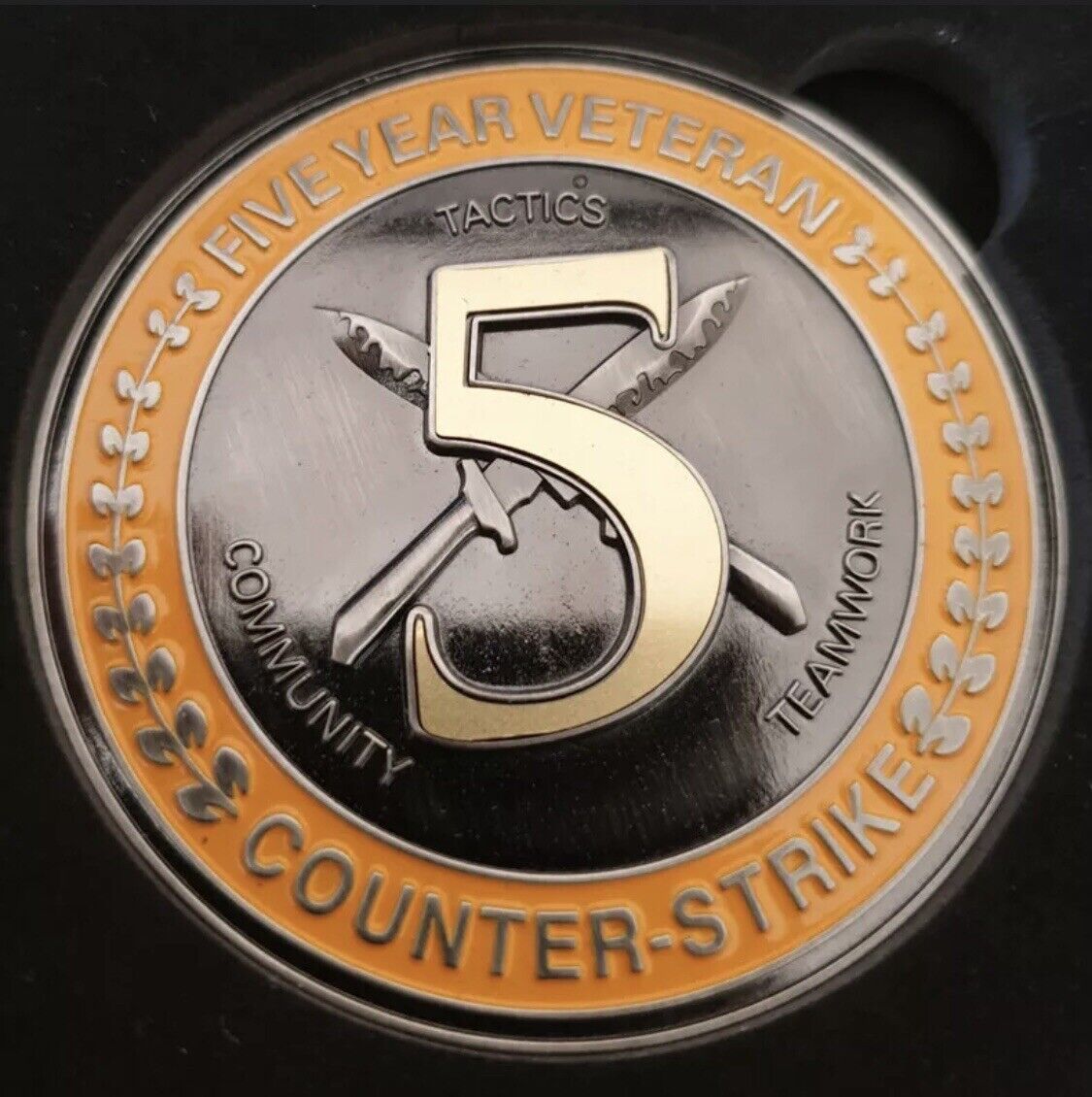 Cs go 5 year veteran coin by yfuchoa - Thingiverse