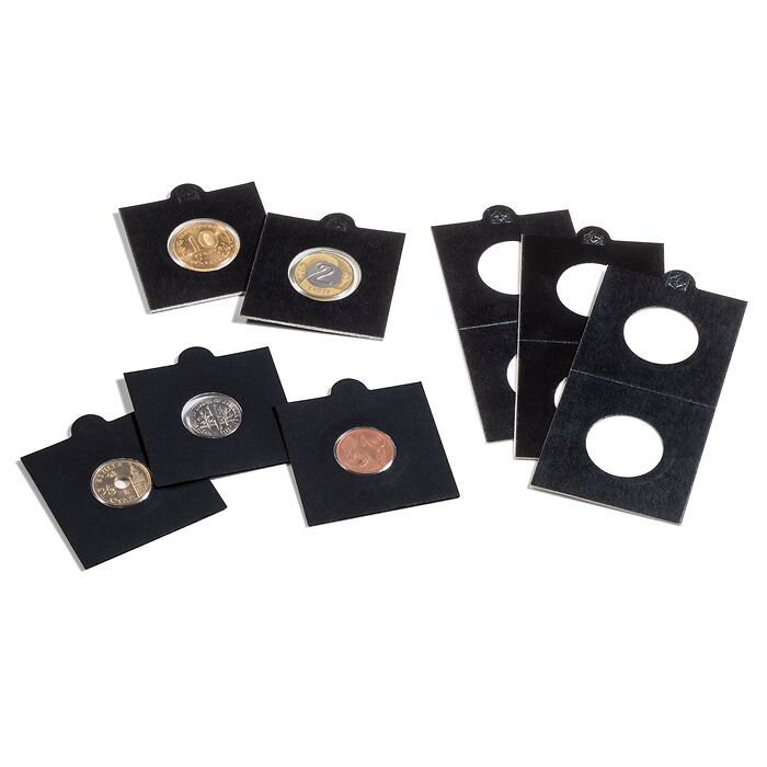 2x2 Cardboard Coin Holders for Cent/Penny, 19mm or 