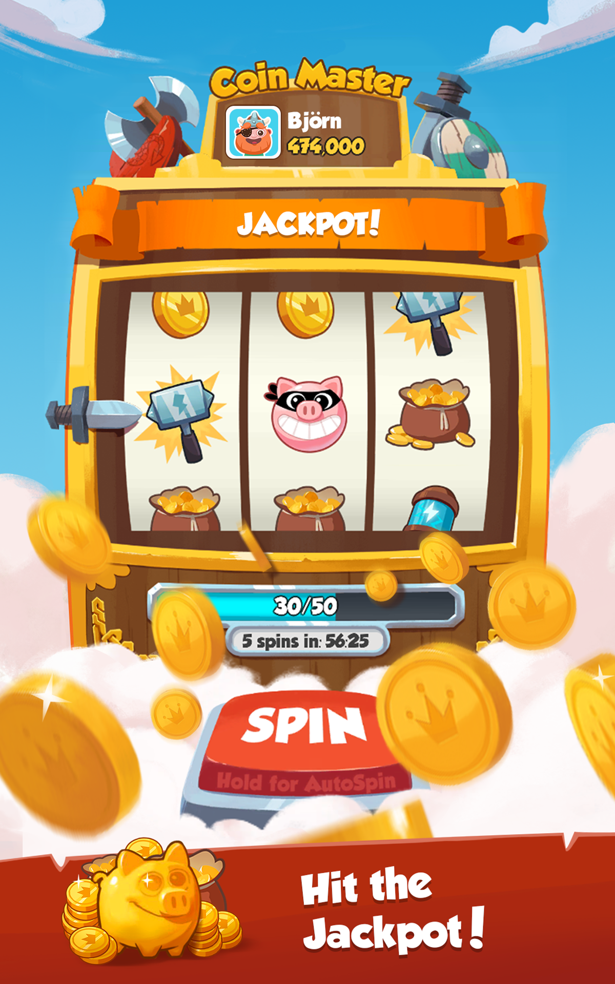 Coin Master Mod APK (Unlimited coins, spins) Download 