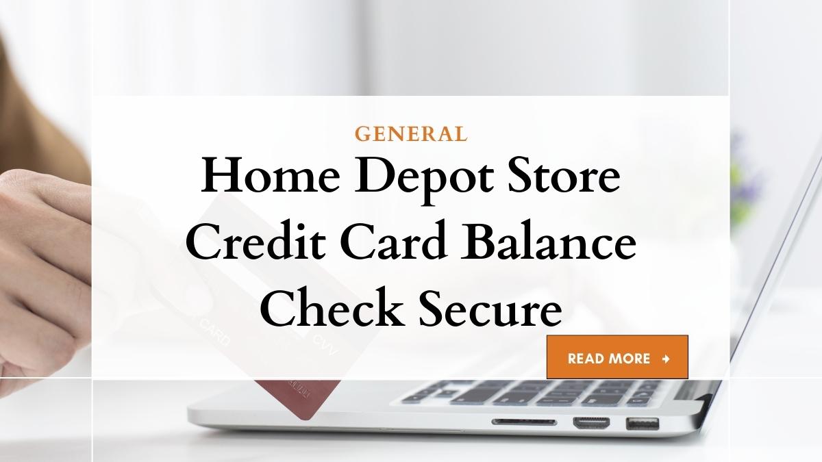 How To Check Home Depot Store Credit | LiveWell