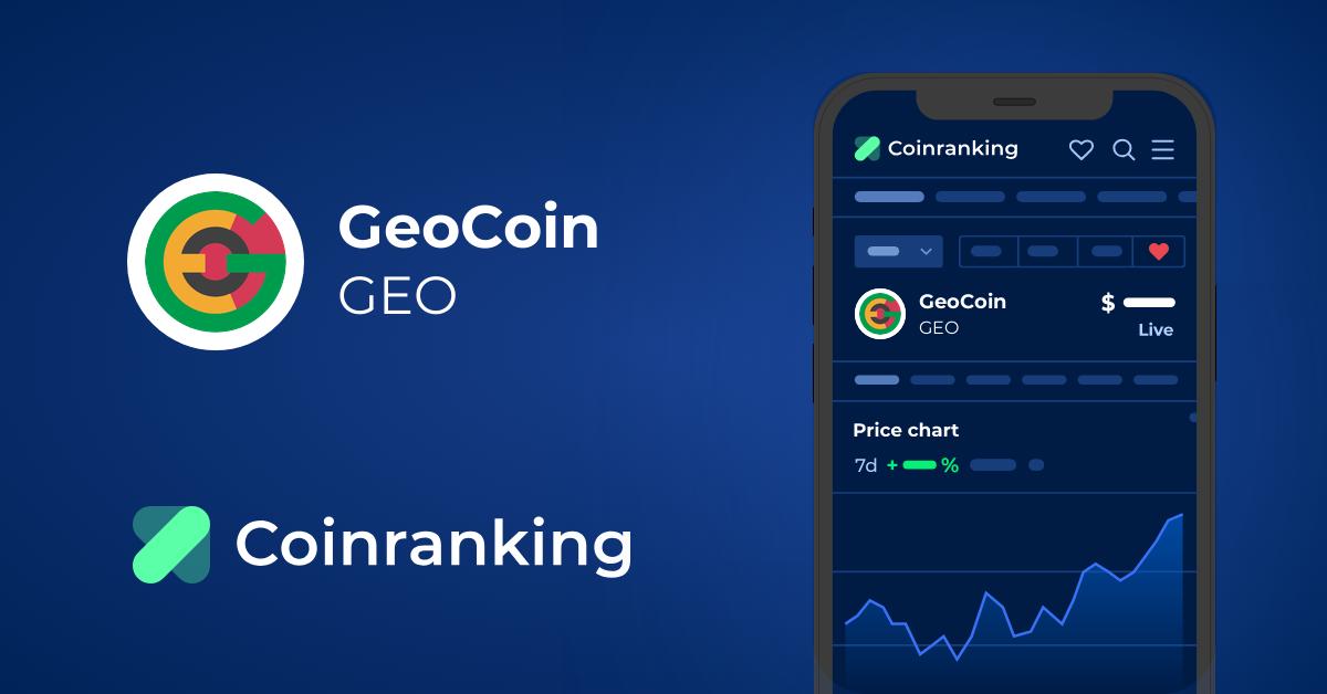 GeoCoin price today, GEO to USD live price, marketcap and chart | CoinMarketCap