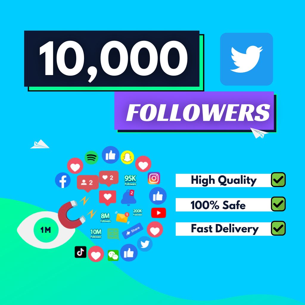 Buy 10K Twitter Followers - 24onlineService