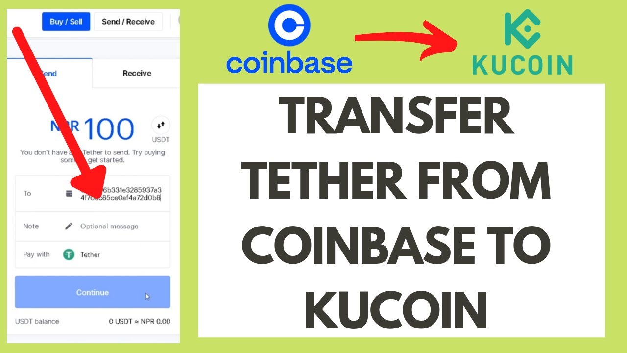 How to transfer from Coinbase to KuCoin - Blocksteria