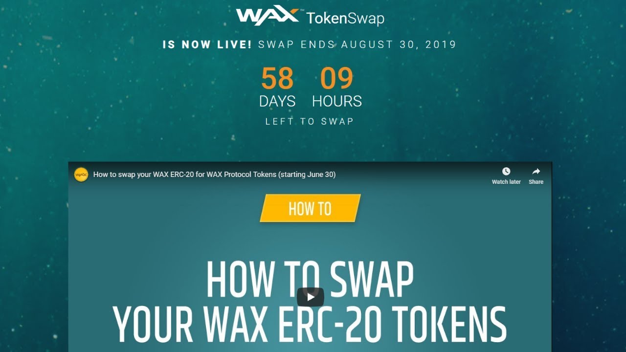 WAX to XTZ swap | Exchange Waxp to Tezos anonymously - Godex