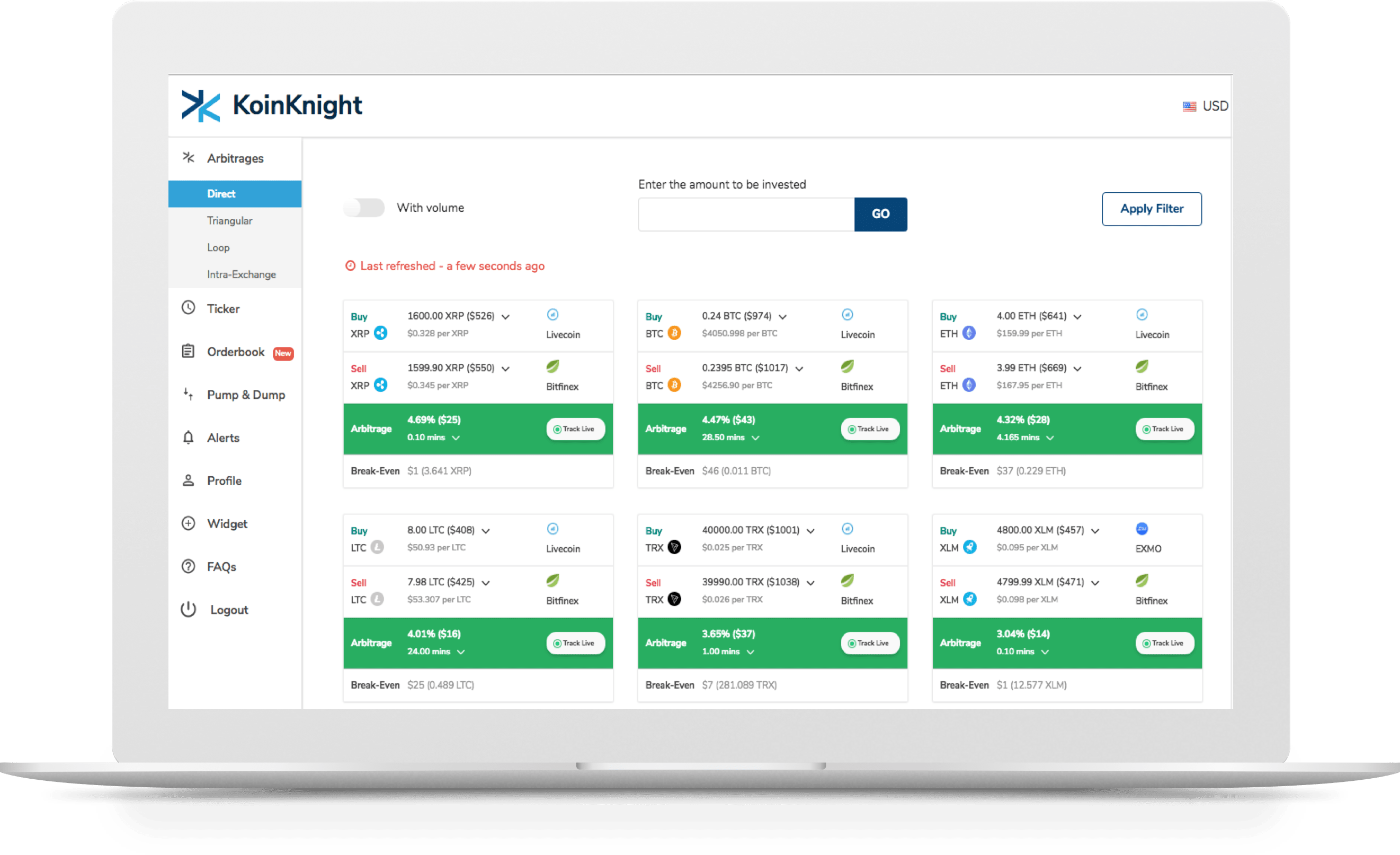 Best Crypto Arbitrage Scanner - [Works on Binance, Kucoin etc.]