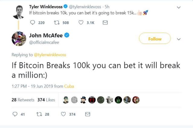 McAfee Admits Bitcoin Million Dollar Price Prediction Was a Ruse - family-gadgets.ru