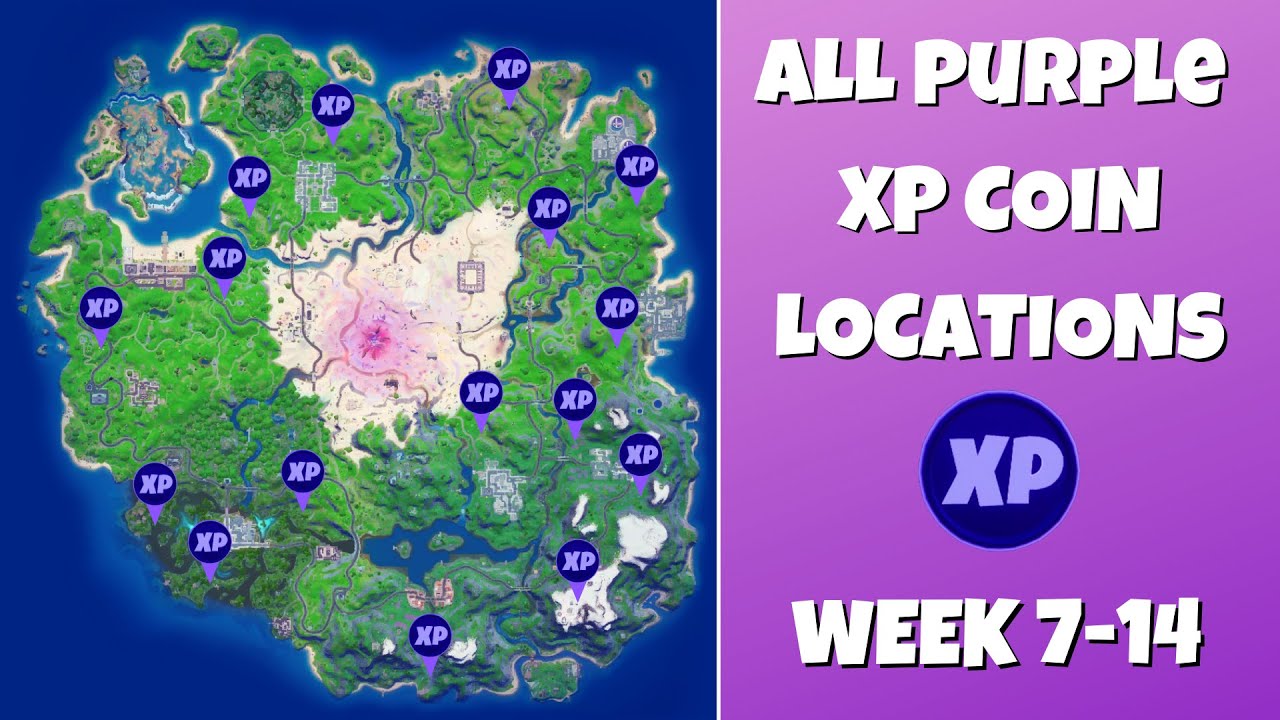 Fortnite Chapter 2 | Season 5 | Week 8 XP Coins Locations - Pro Game Guides